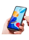 Dux Ducis Fino Serisi Xiaomi Redmi Note 11 -11S Kılıf Premium Dokuma Silikon Kılıf