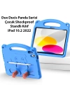 Dux Ducis iPad 10.2 2022 Kılıf Panda Serisi Çocuk Shockproof Standlı Kılıf