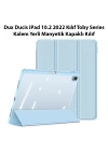 Dux Ducis iPad 10.2 2022 Kılıf Toby Series Kalem Yerli Manyetik Kapaklı Kılıf