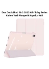 Dux Ducis iPad 10.2 2022 Kılıf Toby Series Kalem Yerli Manyetik Kapaklı Kılıf