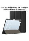 Dux Ducis iPad 10.2 2022 Kılıf Toby Series Kalem Yerli Manyetik Kapaklı Kılıf