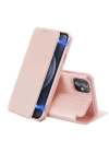 DUX DUCİS iPhone 12 Mini Kılıf Mıkantıslı Kapaklı Flip Cover Kılıf Skin X Series Flip Case