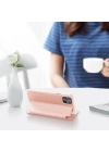 DUX DUCİS iPhone 12 Mini Kılıf Mıkantıslı Kapaklı Flip Cover Kılıf Skin X Series Flip Case