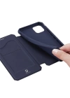 DUX DUCİS iPhone 12 Mini Kılıf Mıkantıslı Kapaklı Flip Cover Kılıf Skin X Series Flip Case