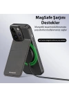 Dux Ducis iPhone 13 Pro Max Rafi Series MagSafe Premium Deri Kılıf