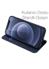 Dux Ducis iPhone 14-13 6.1inç Kılıf Kapaklı Flip Cover Kılıf SkinPro Series