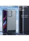 Dux Ducis Redmi Note 12 5G-Note 12R Pro-Poco X5 5G Aimo Series Premium Buzlu Sert PC-TPU Kılıf