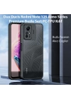 Dux Ducis Redmi Note 12S Aimo Series Premium Buzlu Sert PC-TPU Kılıf