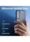 Dux Ducis Samsung S22 Aimo Series Premium Buzlu Sert PC-TPU Kılıf