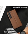 Dux Ducis SM Galaxy S23 Plus Kılıf Skin X2 Series Magnetic PU Deri Manyetik Kapaklı Kılıf