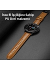 Dux Ducis SM Galaxy Watch 20MM-Huawei GT2-GT3 42MM-Magic 2 42MM için Business Deri Kayış Kordon