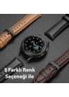 Dux Ducis SM Galaxy Watch 20MM-Huawei GT2-GT3 42MM-Magic 2 42MM için Business Deri Kayış Kordon