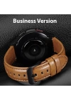 Dux Ducis SM Galaxy Watch 20MM-Huawei GT2-GT3 42MM-Magic 2 42MM için Business Deri Kayış Kordon