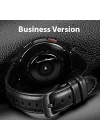 Dux Ducis SM Galaxy Watch 20MM-Huawei GT2-GT3 42MM-Magic 2 42MM için Business Deri Kayış Kordon