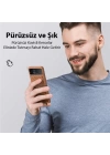 Dux Ducis Venice Series Samsung Galaxy Z Flip3 5G için Premium Deri Kılıf