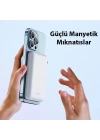 Duzzona W4 20W 5000mAh Magsafe Uyumlu Taşınabilir Kablosuz Hızlı Şarjlı Powerbank