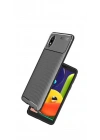 Galaxy A01 Core Kılıf Zore Negro Silikon Kapak