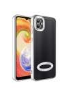 Galaxy A03 Kılıf Kamera Korumalı Logo Gösteren Zore Omega Kapak