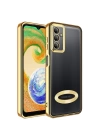 Galaxy A04S Kılıf Kamera Korumalı Logo Gösteren Zore Omega Kapak