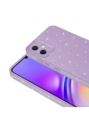 Galaxy A05 Kılıf Kamera Korumalı Simli Lüks Zore Koton Kapak