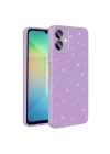 Galaxy A06 Kılıf Kamera Korumalı Simli Lüks Zore Koton Kapak