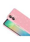Galaxy A06 Kılıf Kamera Korumalı Simli Lüks Zore Koton Kapak
