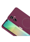 Galaxy A06 Kılıf M-safe Şarj Özellikli Zore Meta Kapak
