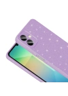 Galaxy A07 Kılıf Kamera Korumalı Simli Lüks Zore Koton Kapak