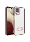 Galaxy A12 Kılıf Kamera Korumalı Logo Gösteren Zore Omega Kapak
