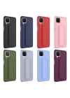 Galaxy A12 Kılıf Zore Qstand Kapak
