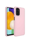 Galaxy A13 4G Kılıf Metal Çerçeve ve Buton Tasarımlı Silikon Zore Luna Kapak