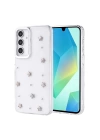 Galaxy A16 Kılıf Airbag Tasarımlı Simli Şeffaf Zore Kutup Kapak