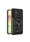 Galaxy A16 Kılıf Magnetik Standlı Kamera Korumalı Zore Sürgülü Vega Kapak