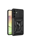 Galaxy A16 Kılıf Magnetik Standlı Kamera Korumalı Zore Sürgülü Vega Kapak