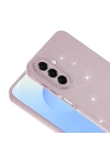 Galaxy A17 Kılıf Kamera Korumalı Simli Lüks Zore Koton Kapak