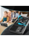 Galaxy A17 Kılıf Magnetik Standlı Kamera Korumalı Zore Sürgülü Vega Kapak