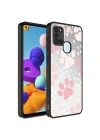 Galaxy A21S Kılıf Aynalı Desenli Kamera Korumalı Parlak Zore Mirror Kapak