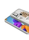 Galaxy A21S Kılıf Kamera Korumalı Baskılı Arka Yüzey Zore Klas Kapak