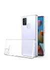 Galaxy A21S Kılıf Zore Kamera Korumalı Süper Silikon Kapak