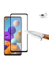 Galaxy A21S Zore Kenarları Kırılmaya Dayanıklı Cam Ekran Koruyucu