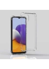 Galaxy A22 4G Kılıf Zore Nitro Anti Shock Silikon
