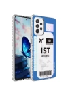 Galaxy A23 Kılıf Airbag Kenarlı Renkli Desenli Silikon Zore Elegans Kapak