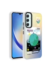 Galaxy A24 Kılıf Desenli Zore Dragon Sert Kapak