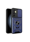 Galaxy A25 Kılıf Magnetik Standlı Kamera Korumalı Zore Sürgülü Vega Kapak