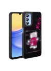 Galaxy A25 Kılıf Parlayan Kabartmalı İkonik Figürlü Zore Amas Silikon Kapak