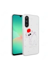 Galaxy A26 Kılıf Şeffaf Figürlü Zore Folk Sert Kapak