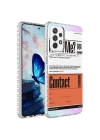 Galaxy A33 5G Kılıf Airbag Kenarlı Renkli Desenli Silikon Zore Elegans Kapak