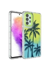 Galaxy A33 5G Kılıf Kamera Korumalı Renkli Desenli Sert Silikon Zore Korn Kapak