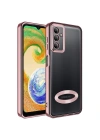 Galaxy A34 Kılıf Kamera Korumalı Logo Gösteren Zore Omega Kapak
