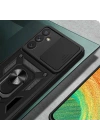 Galaxy A34 Kılıf Magnetik Standlı Kamera Korumalı Zore Sürgülü Vega Kapak